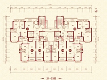 洛阳恒大绿洲194#楼—1平面户型图