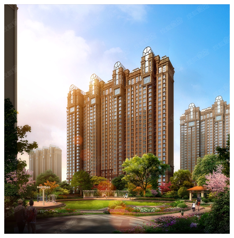 花香小镇11号楼外观效果图