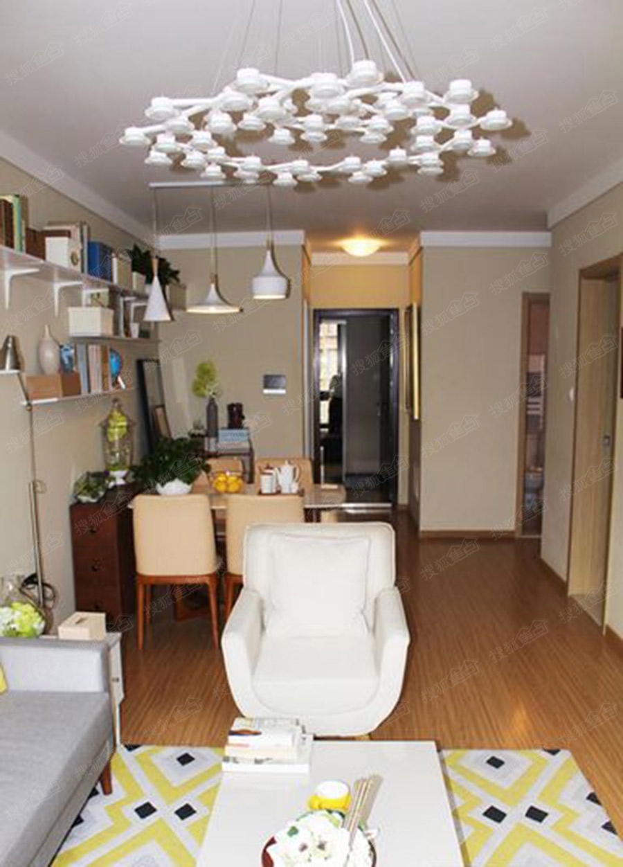 京东狮子城B1户型样板间-客厅