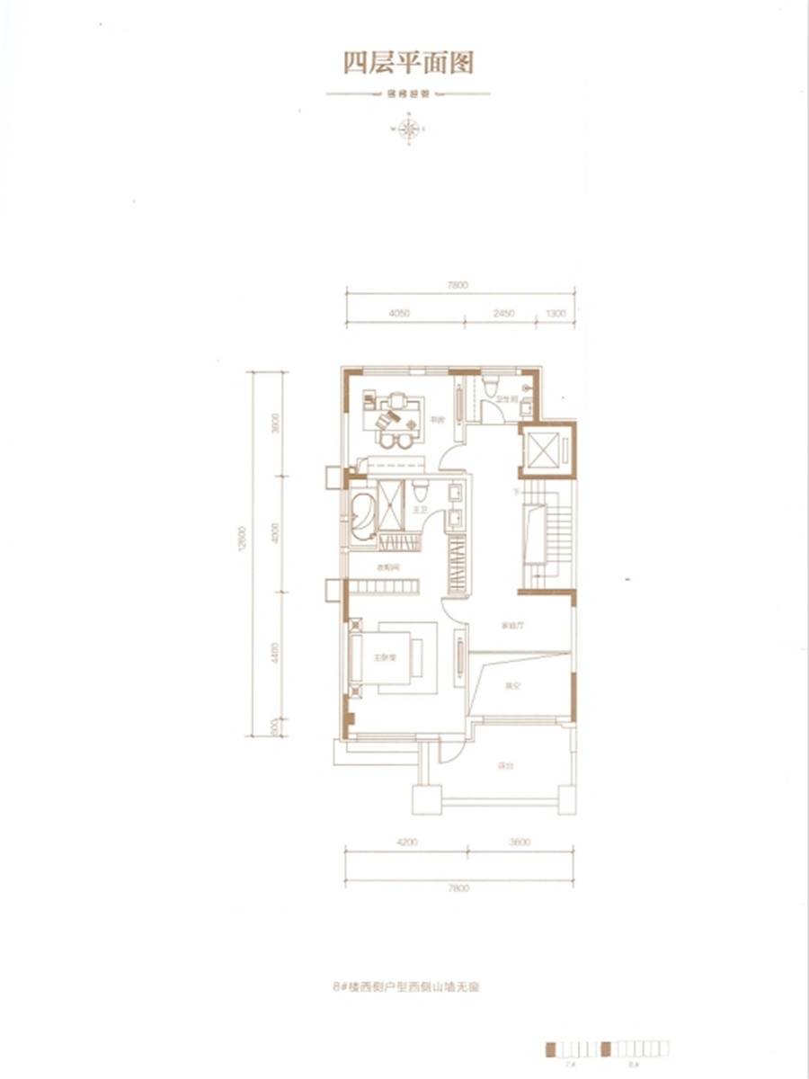 首开·琅樾二居室樾庭a4上叠_首开·琅樾户型图-北京