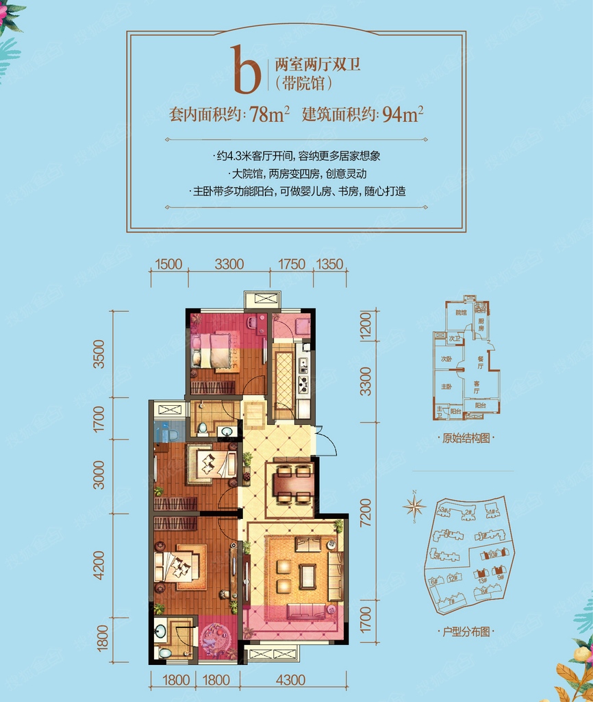 力帆翡翠郡二居室b_力帆翡翠郡户型图-重庆搜狐焦点网