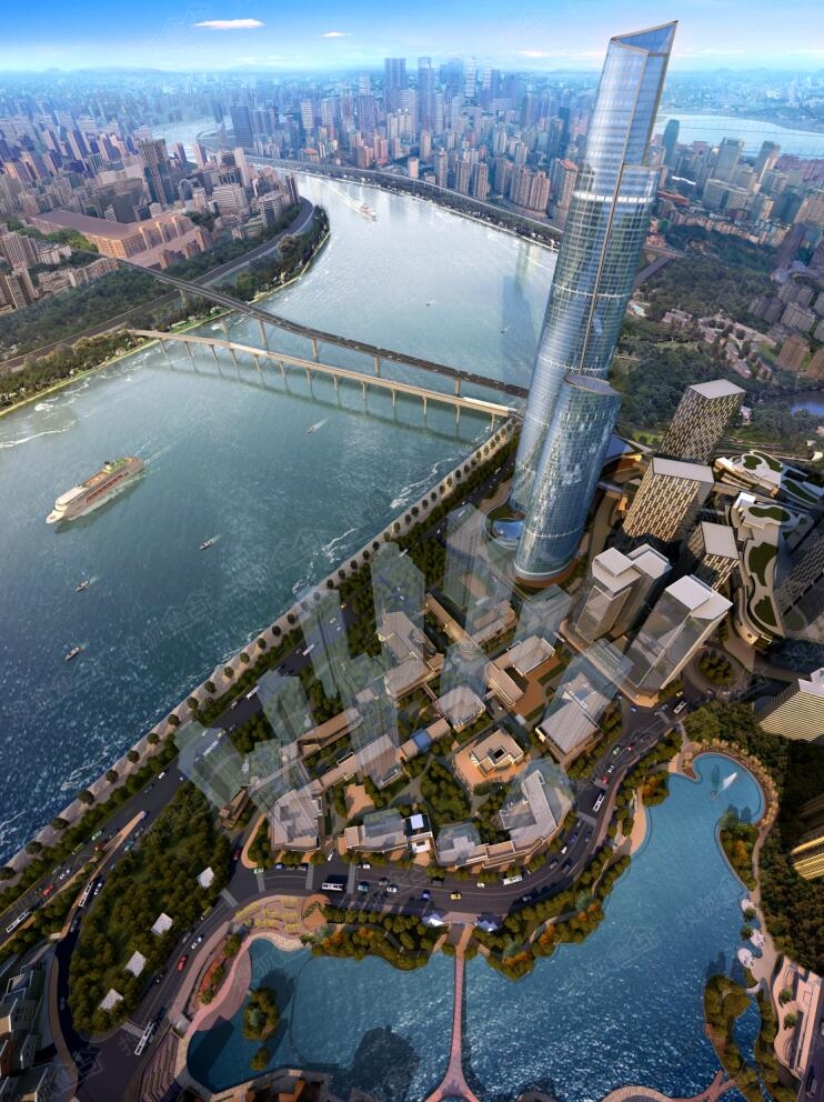 瑞安翠湖天地商业区鸟瞰图-重庆搜狐焦点网
