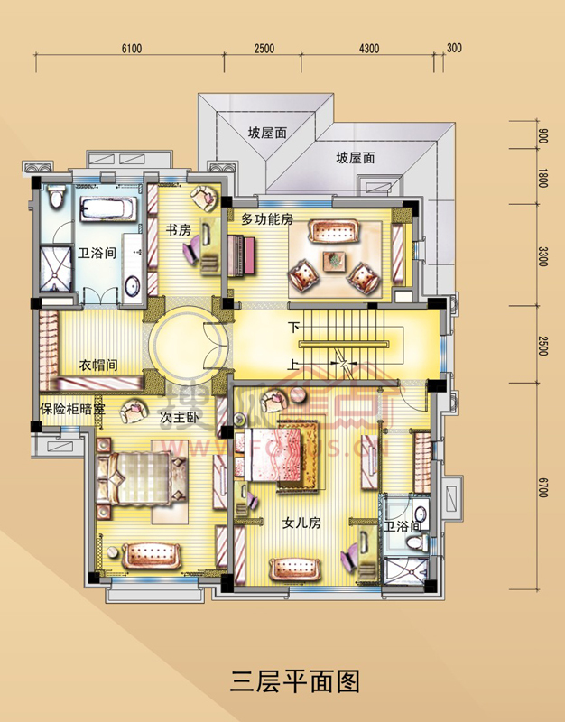 碧桂园柏丽湾零居室钻石墅g216-s三层_碧桂园柏丽湾户型图-东莞搜狐