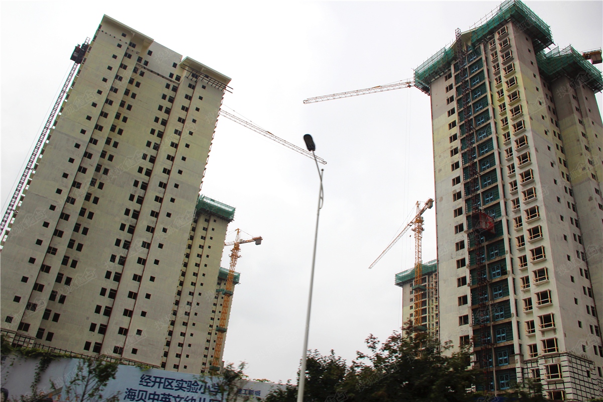 建工新城二期建礼家园外立面已基本呈现(2016