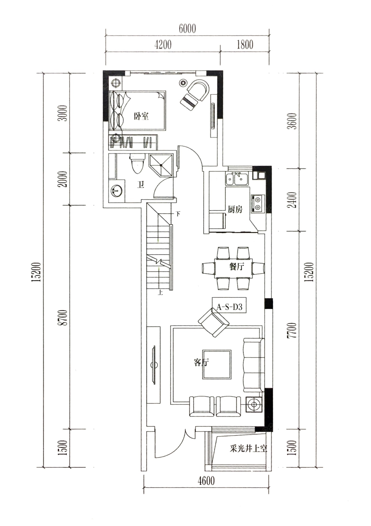 海东俊园-3室2厅3卫-232.00平米