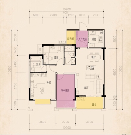 锦绣豪庭三居室锦绣豪庭户型图_锦绣豪庭户型图-南充