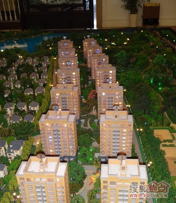 梧桐公馆实景图公寓沙盘示意图