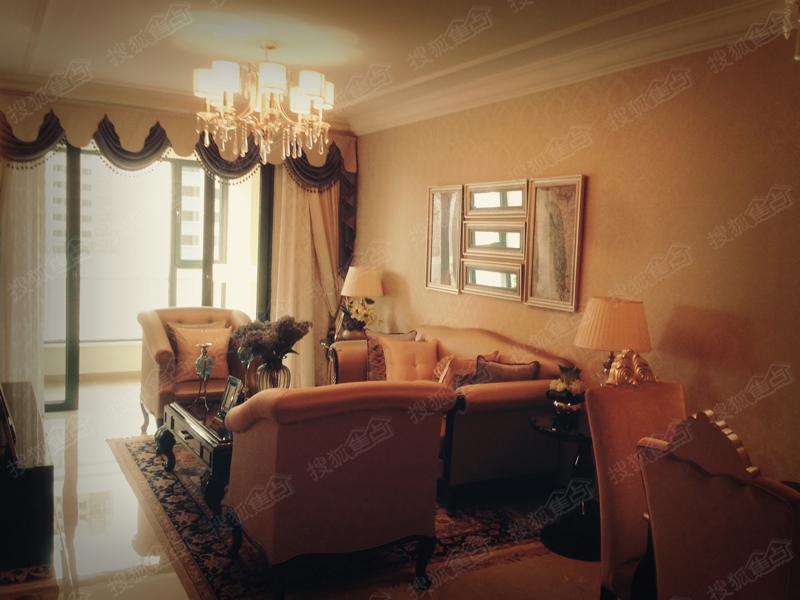 恒大翡翠华庭三居室D户型_恒大翡翠华庭户型