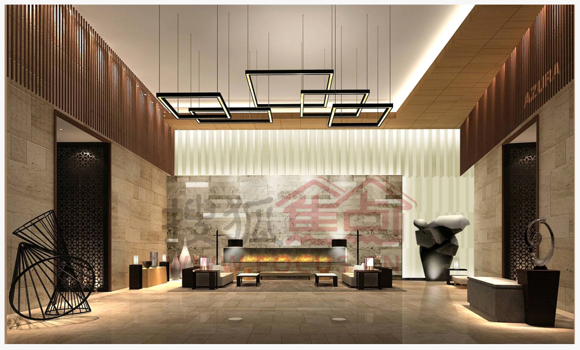 深业上城-入户大堂样板间-深圳搜狐焦点网