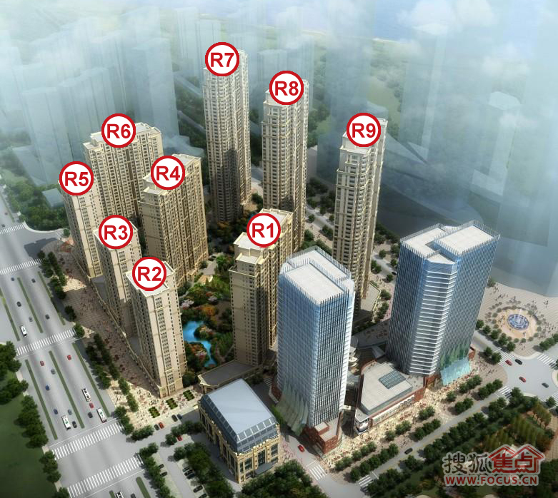 国际别墅金融城绿地余姚湾景月图片