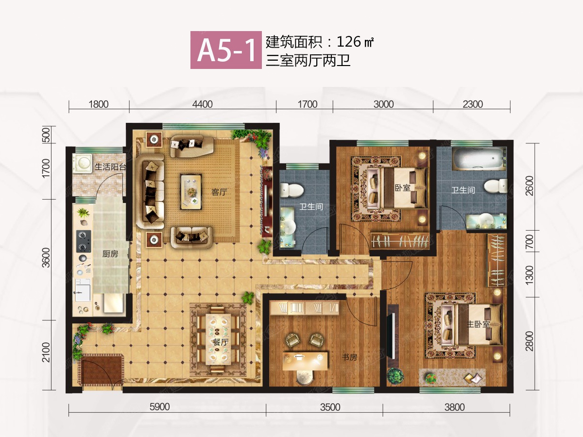 英伦国际三居室a5-1_英伦国际户型图-乌鲁木齐搜狐焦点网